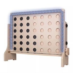 Giant Connect Four Game with LED Lights